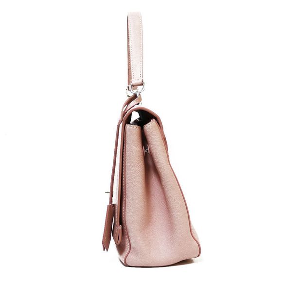 Louis Vuitton Lockme Tote Rose Ballerine Leather Pink Shoulder Bag - Picture 4 of 9